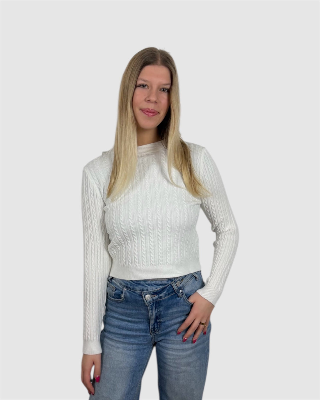 Pull SABRINA blanc