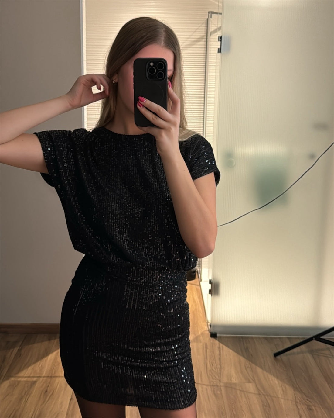 Robe HERMINE noir